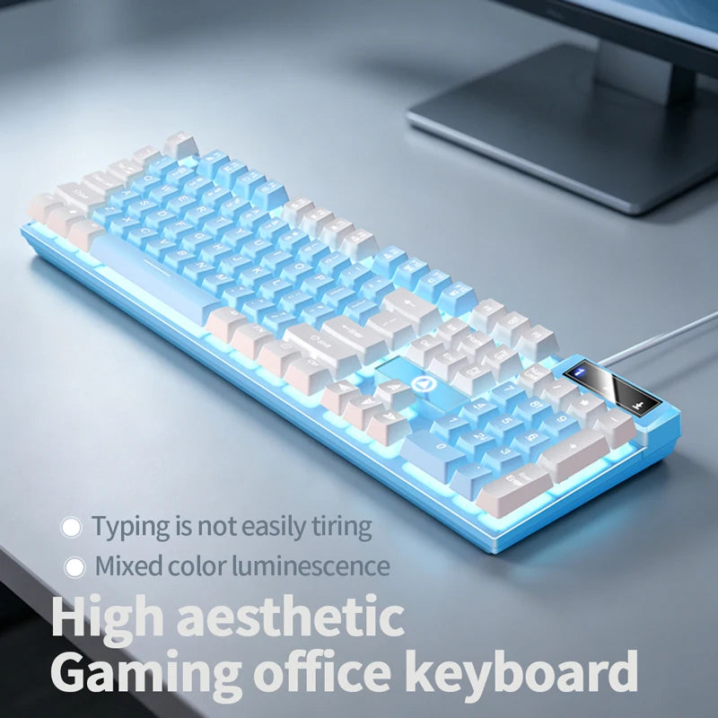 Gaming  Keyboard and Mouse Wired Combo Set,Computer Laptop Desktop Office PC Accessories