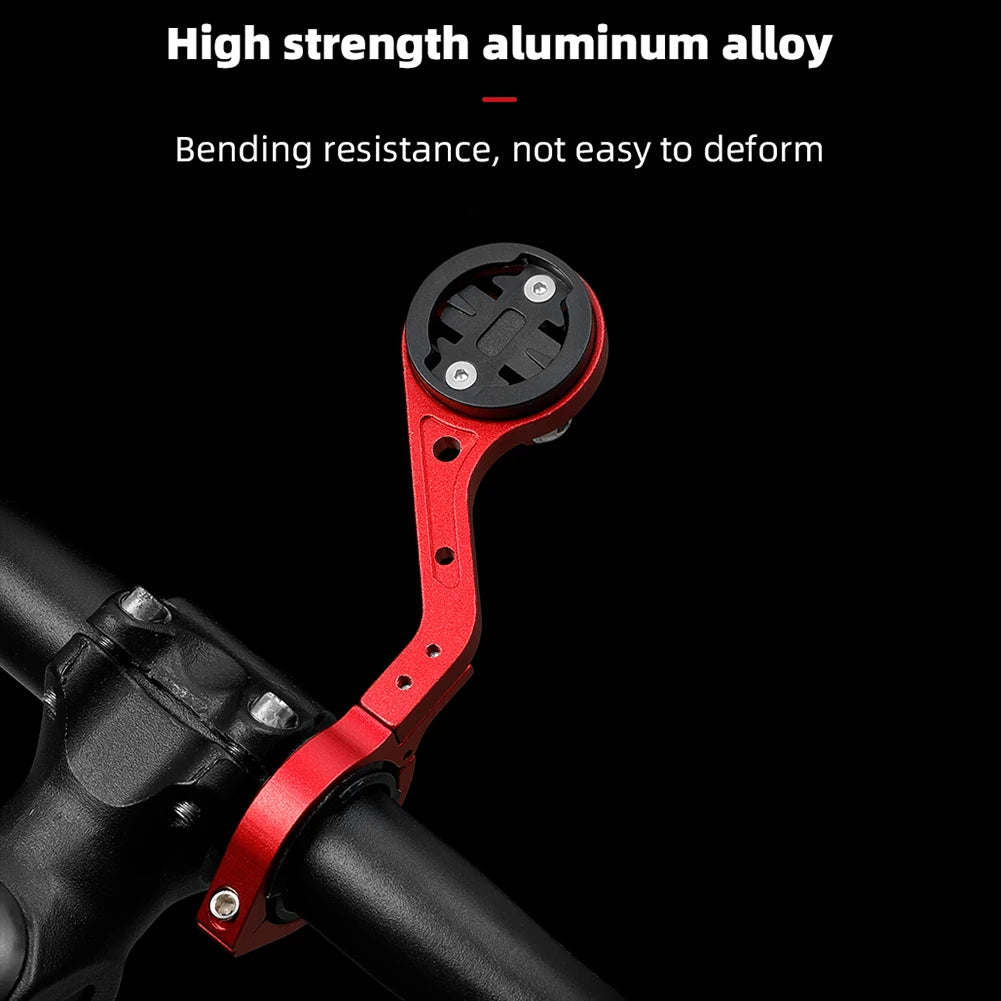 Computer Holder Lamp Support Rack Aluminum Alloy Bike Stem Extension Computer Mount Accessories for IGS Bryton CATEYE