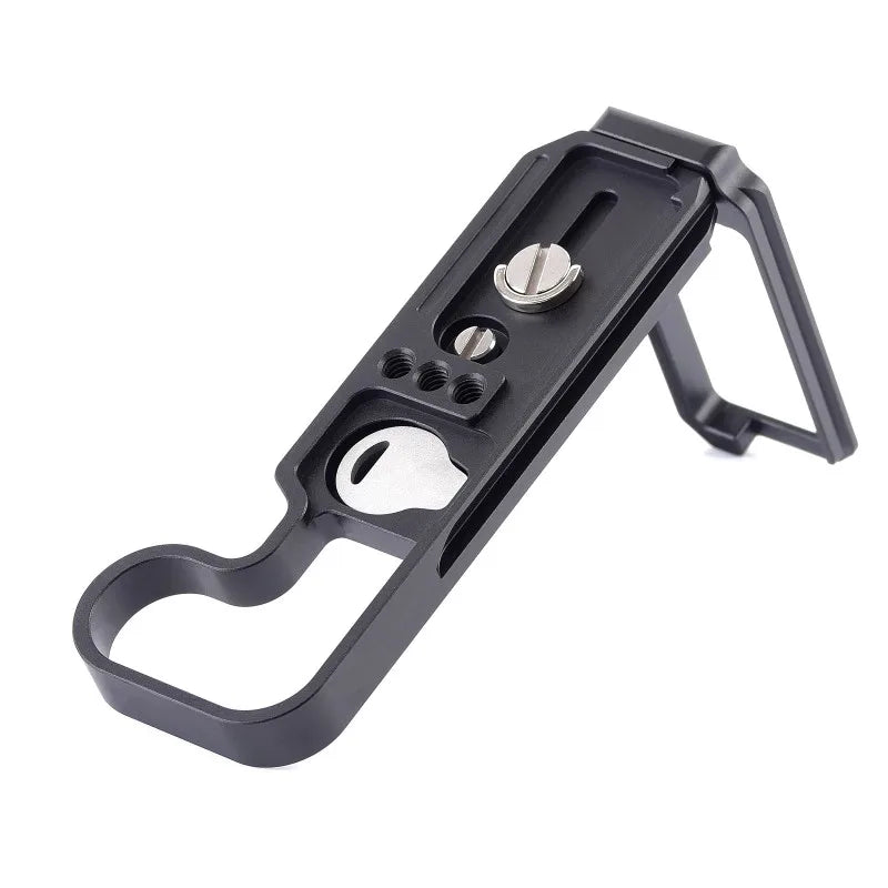 ELECT-For Hasselblad X2D Camera Accessories-Black Aviation Aluminum L-Bracket Handle, Stretchable& Arca-Supported