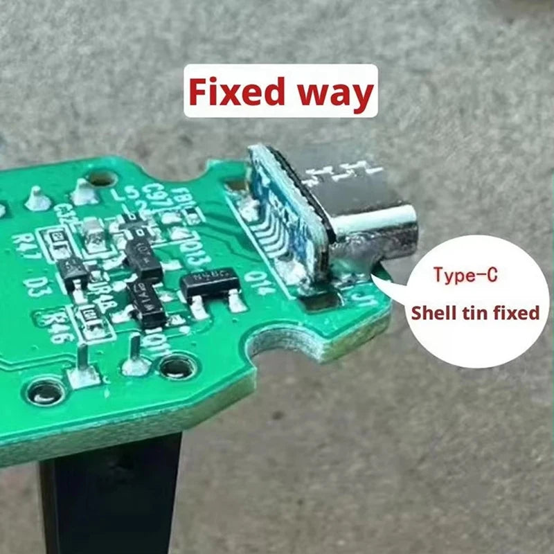DIY Accessories for Upgrading Charging Port for Electronic Product MC002 Micro-USB to Type-C Adapter