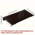 1pc Acrylic Keyboard Stand, Compact Desktop Lifter for Keyboard and Mini PC, Mixed Color, Uncharged, Durable Material