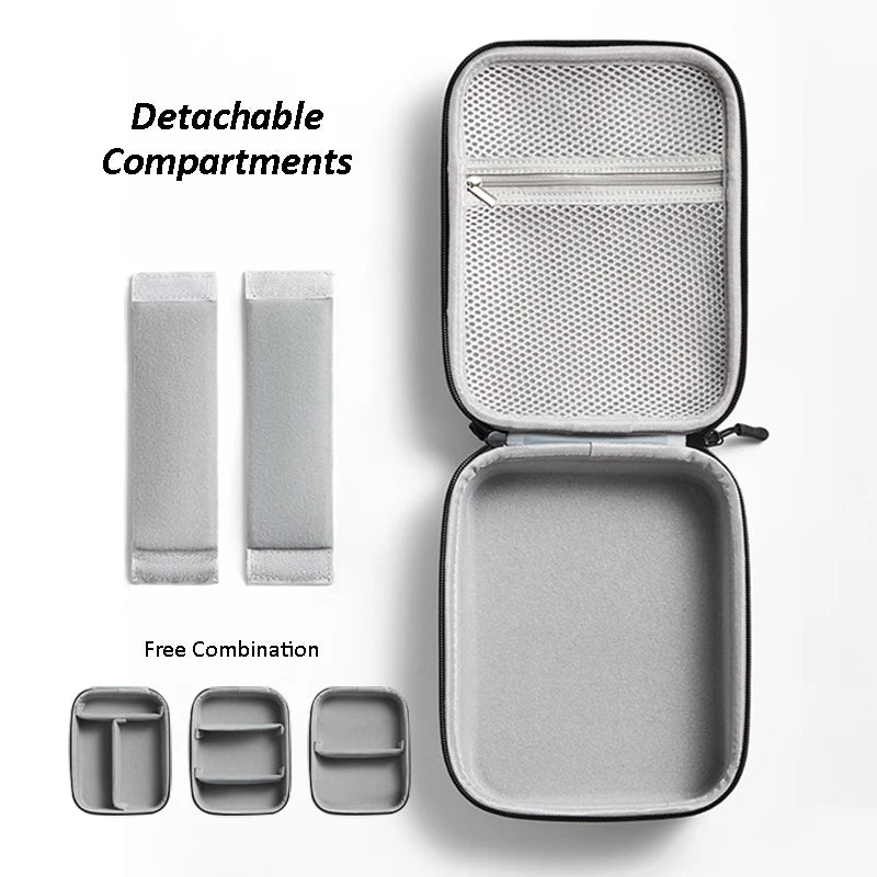 Electronic Accessories Organizer Travel Hard Shell Bag  Portable Carry Case for Cable Charger SD Card Mouse Power Bank