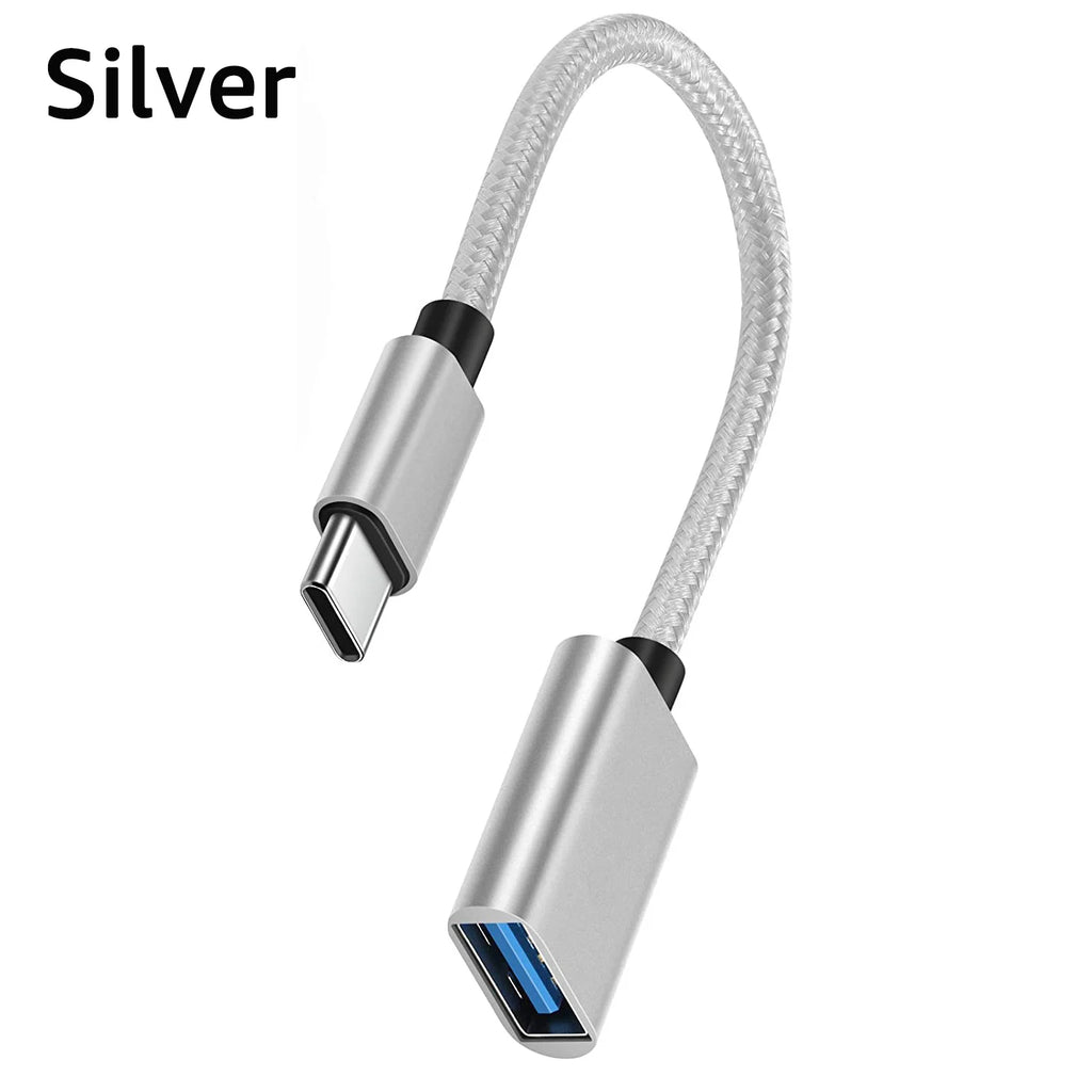 Mobile Phone Computer Accessories Type C To USB OTG Cable Adapter For MacBook Xiaomi iPad Travel Phone Adapter Transmission Tool
