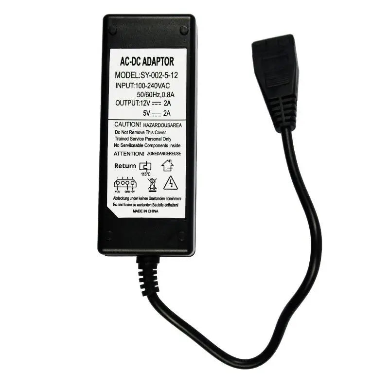 1Pcs DIY Accessories 12V/5V 2A USB To IDE/SATA Power Supply Adapter Hard Drive/HDD/CD-ROM AC DC