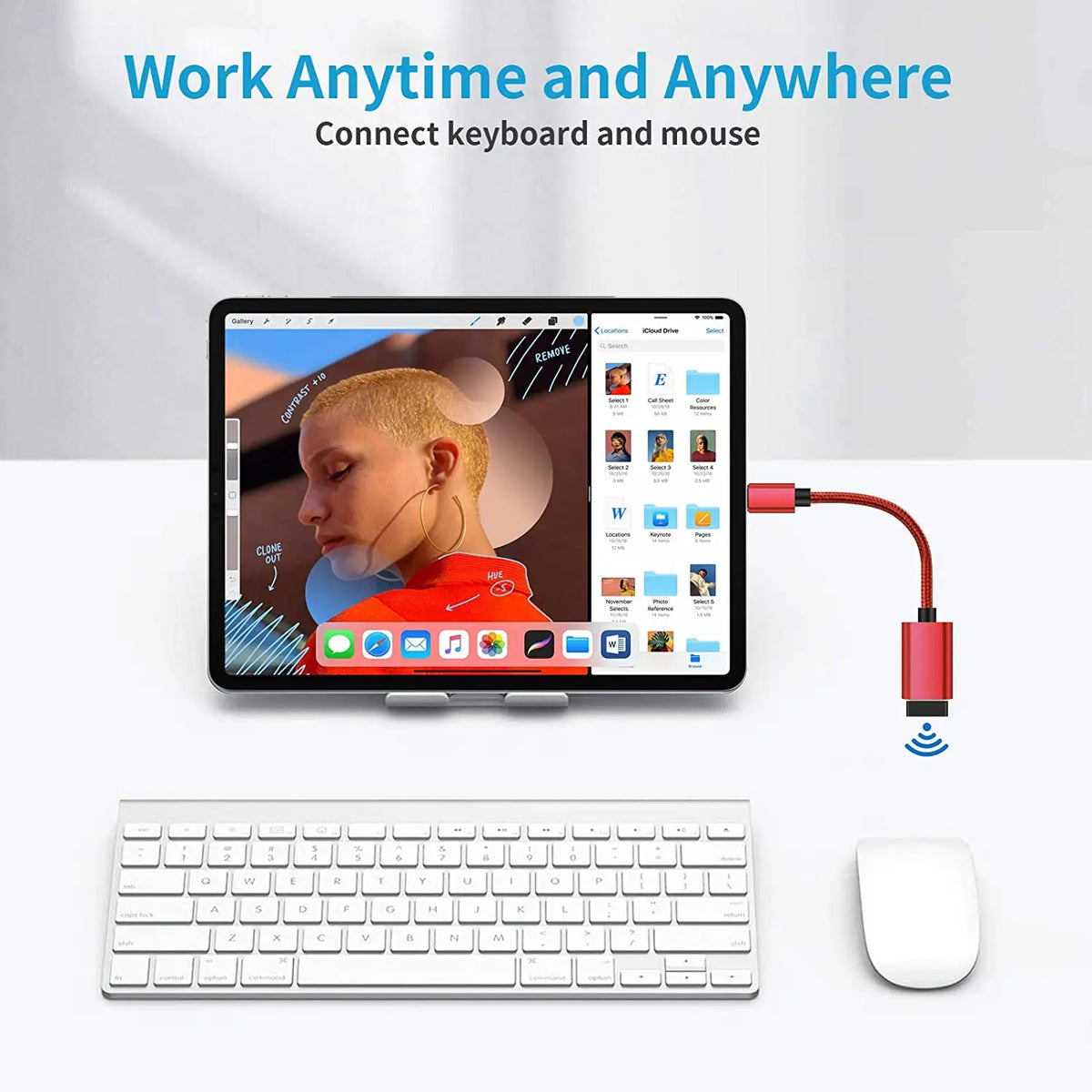 Mobile Phone Computer Accessories Type C To USB OTG Cable Adapter For MacBook Xiaomi iPad Travel Phone Adapter Transmission Tool