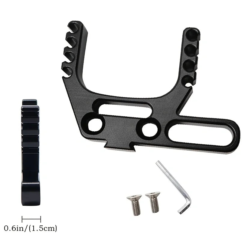 1 Set of Black Hunting Camouflage Accessories, Suitable for Hunting Telescopic Poles and Camouflage Accessories