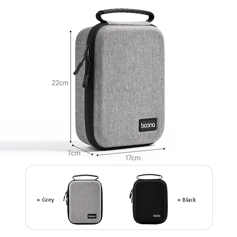 Electronic Accessories Organizer Travel Hard Shell Bag  Portable Carry Case for Cable Charger SD Card Mouse Power Bank