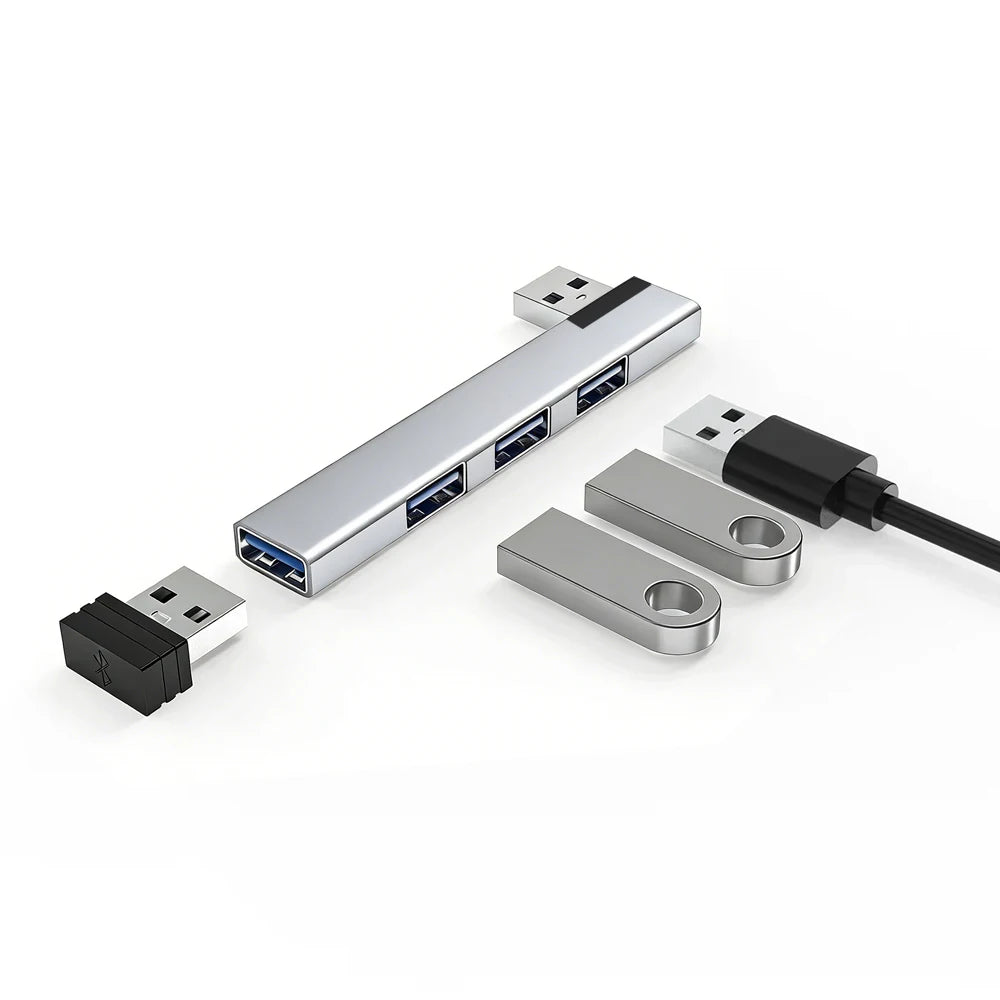 Type C 3.1 USB C HUB 3.0 4 Port Multi USB Splitter OTG Adapter For Xiaomi Lenovo Macbook Pro 13 15 Air Pro Computer Accessories