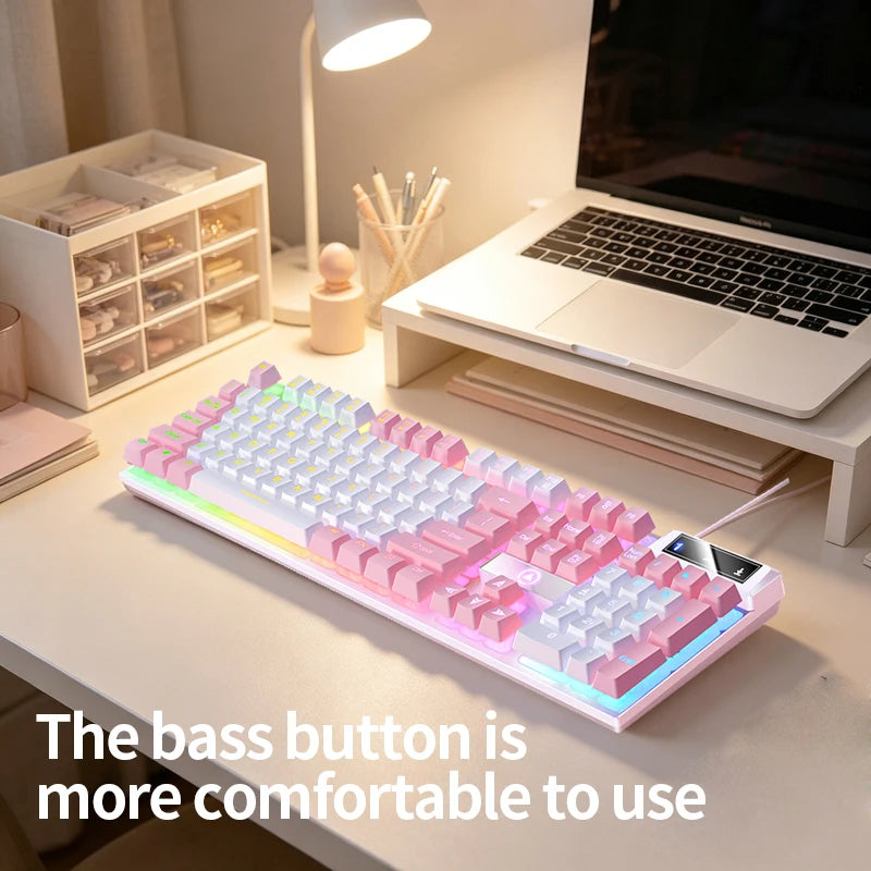 Gaming  Keyboard and Mouse Wired Combo Set,Computer Laptop Desktop Office PC Accessories