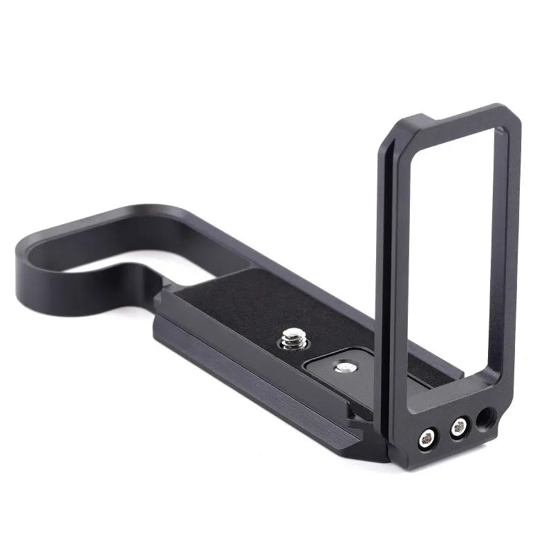 ELECT-For Hasselblad X2D Camera Accessories-Black Aviation Aluminum L-Bracket Handle, Stretchable& Arca-Supported