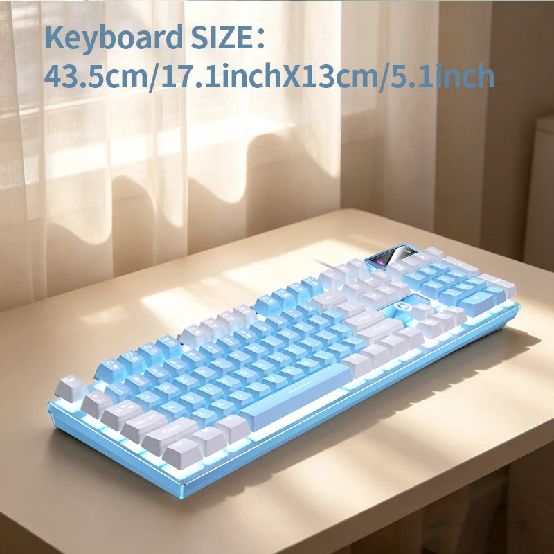 Gaming  Keyboard and Mouse Wired Combo Set,Computer Laptop Desktop Office PC Accessories
