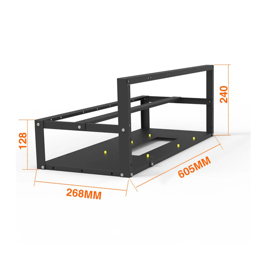 6/8 GPU Rig Rack Computer Case Miner, Accessories Tools Only