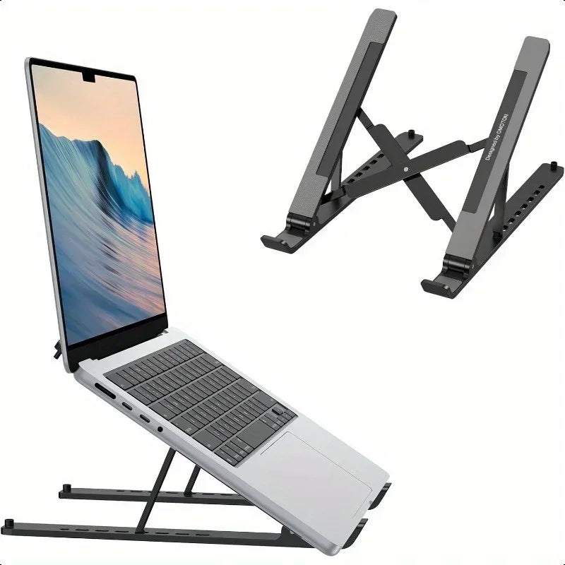 Aluminum Portable Laptop Stand Holder Accessories Macbook Air Pro Notebook Support Computer Bracket Foldable Lap Top Base for Pc
